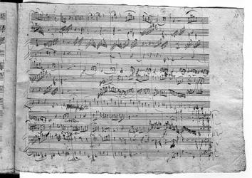 Trio in G-Dur für Violine, Cembalo und Violoncello (K 496) 1786 (19. Seite)